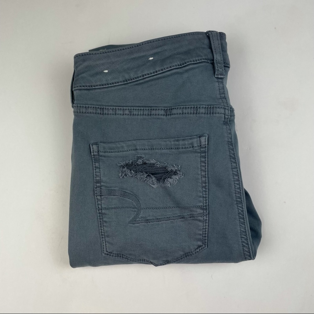 American Eagle Gary Distressed Hi Rise Skinny Jeans Size 6
